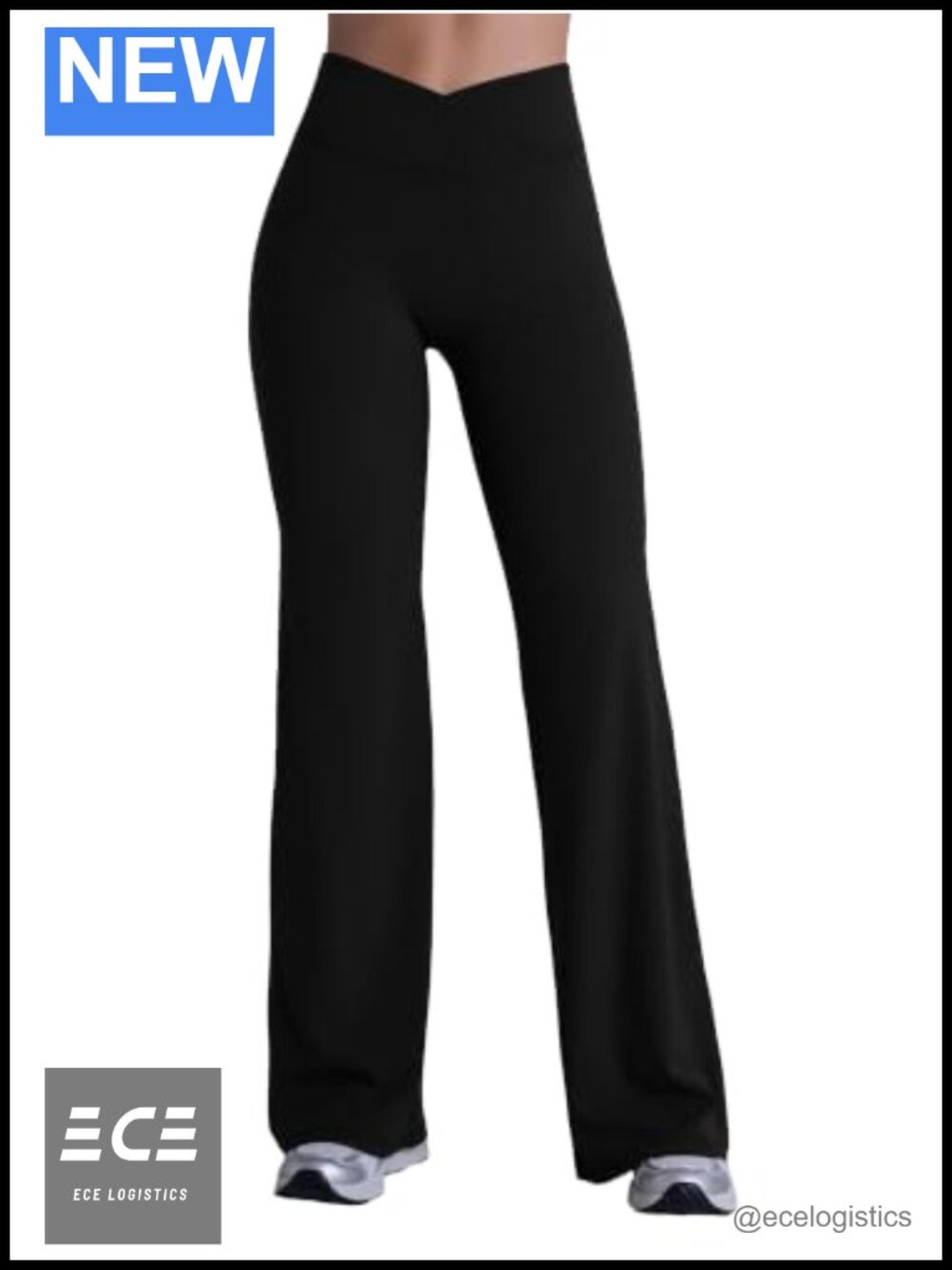 Sunzel Crossover Flare Leggings High Waist No Front Seam Wide Leg Yoga Pants